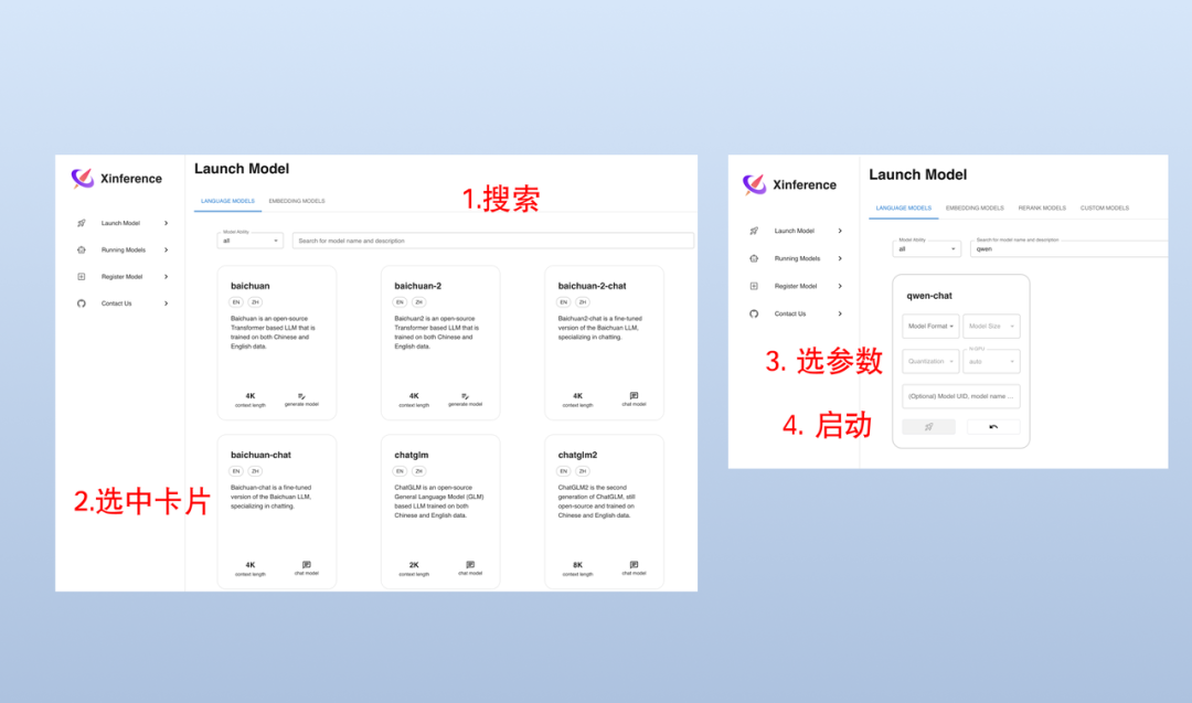 The Steps of Xinference Startup