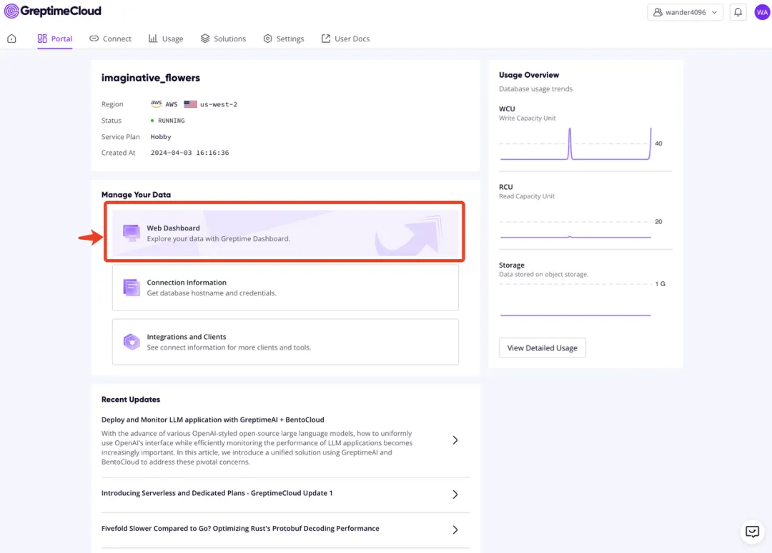 (图 2:Web Dashboard 示意图)