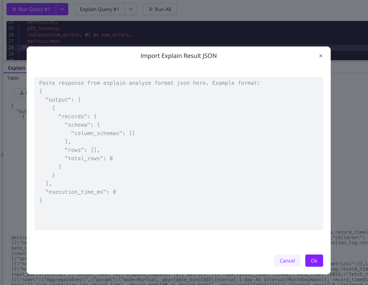 (图 4:导入已有的 JSON 数据)