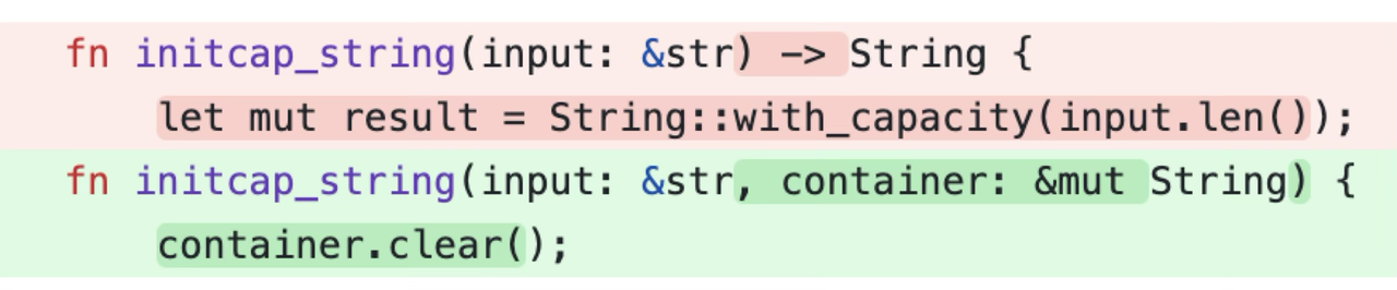 复用 String 优化示例